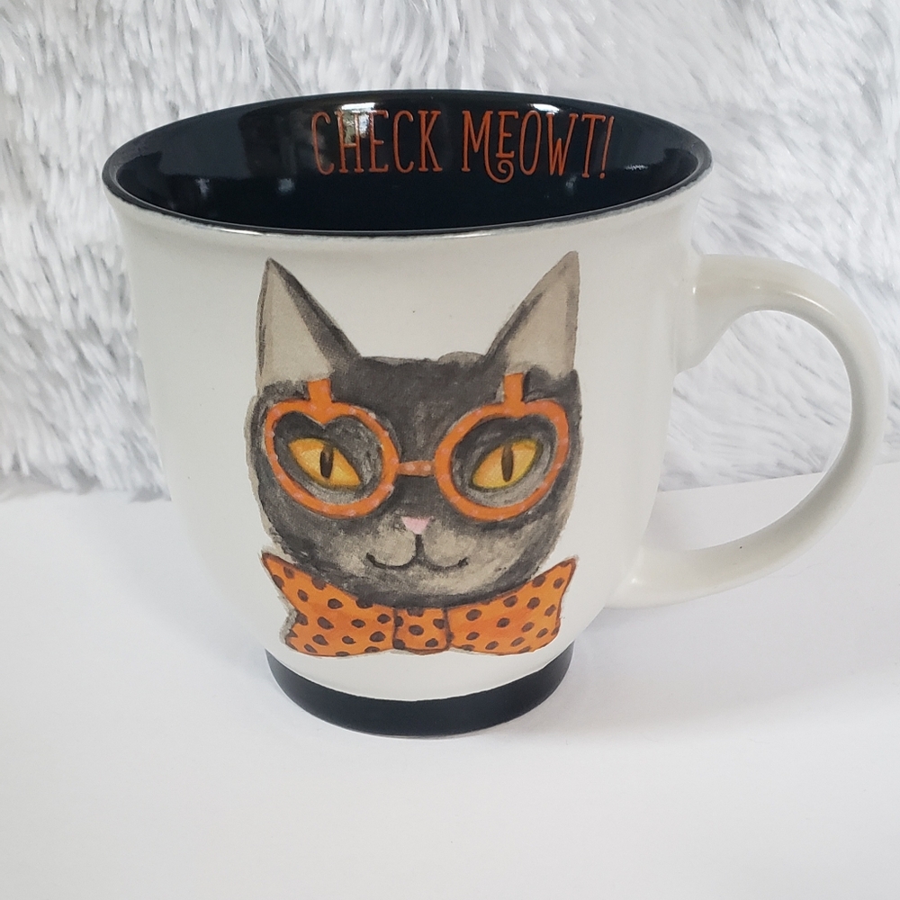 Sheffield Home Fall/Halloween Cat Mug